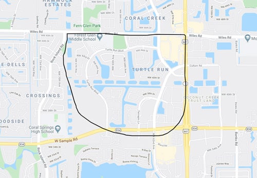 turtle run coral springs